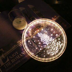 LED Kalėdinės dekoracijos ant lango