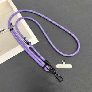 Phone strap with logo | Fluorescent, glow in the dark | 120 cm, 10 mm | Promotional gift for conferences and travel